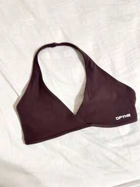 dfyne origin halter sports bra